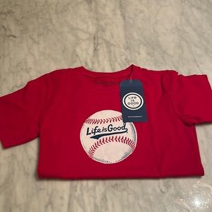 Boys Baseball Tee, Life is Good